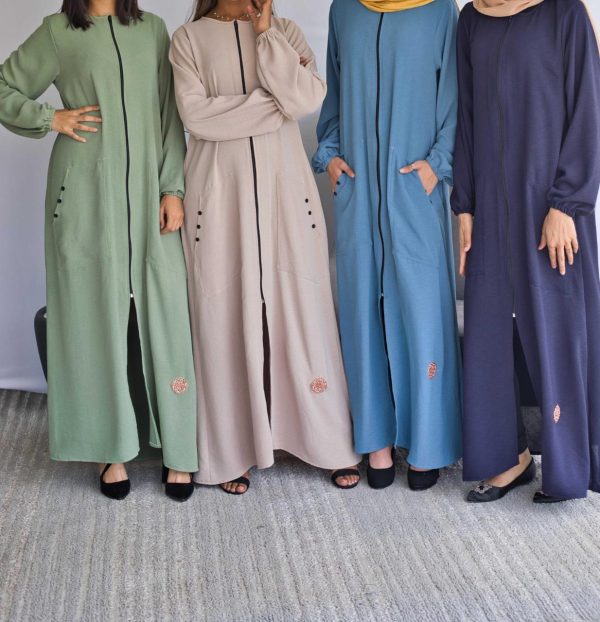 AIRFLOW DRESS WITH FULL FRONT ZIP