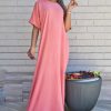 SHORT SLEEVE DRESSES FABRIC AIRFLOW