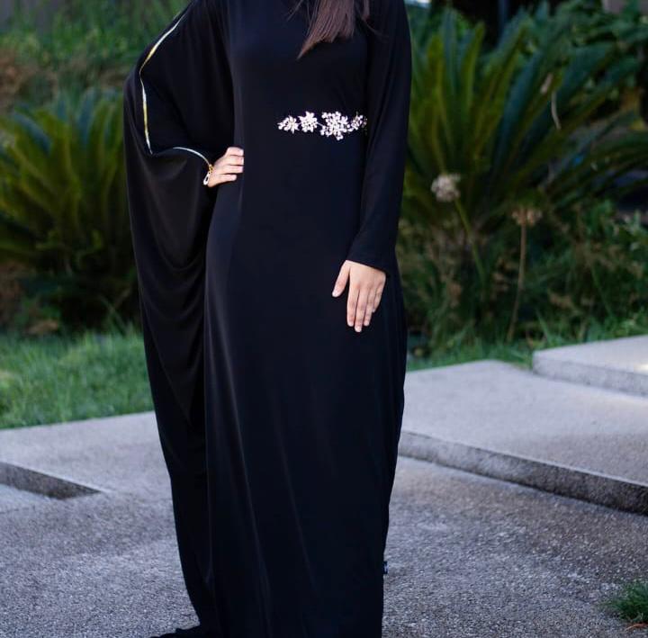 Stunning Abaya With Beaded Belt
