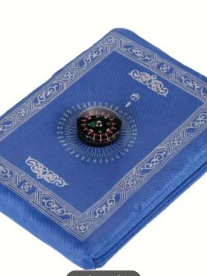 PRAYER MAT WITH A COMPASS