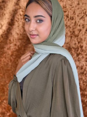 PLEATED OMBRE SCARFS