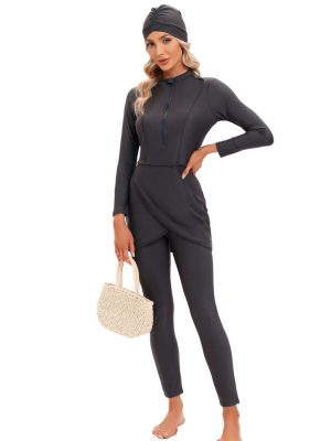 GREY MODEST SWIMWEAR