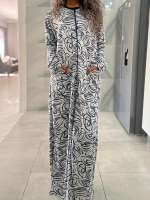WINTER ZEBRA PRINT