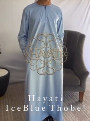 MENS ICE BLUE OMANI THOBES