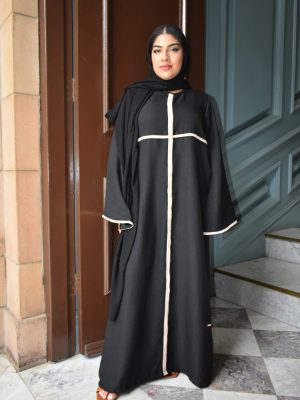Airflow Pipe-Lined Abaya